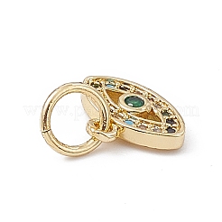 Стойки обшивки латунь микро проложить кубическую прелесть диоксида циркония&nbsp;KK-G451-21G