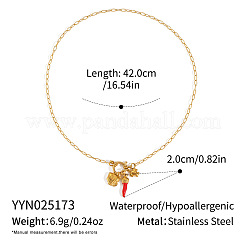 Ожерелья с подвесками из нержавеющей стали 304 в европейском стиле&nbsp;UV6745-1