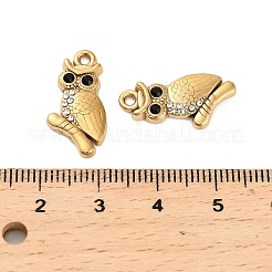 Подвеска из нержавеющей стали 304 со стразами&nbsp;STAS-U047-01G-02