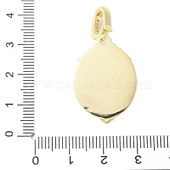 Латунь эмаль подвески&nbsp;KK-F886-03G-08