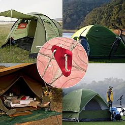 12 шт. двухцветный алюминиевый сплав шнуровой замок&nbsp;TOOL-FH0001-13