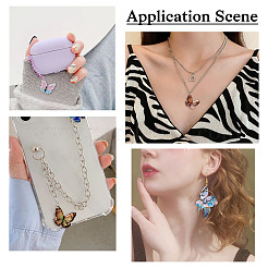 14шт 7 цвета прозрачные подвески из смолы&nbsp;RESI-TA0001-94