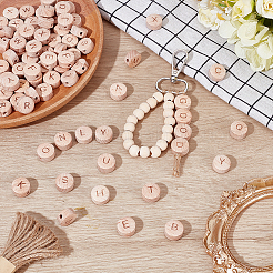 78 шт. 26 вида буковых бусин&nbsp;WOOD-UN0001-23