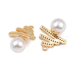 Латунные микро проложить кубического циркония подвески&nbsp;KK-A274-20G