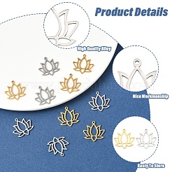 10 шт. подвески из нержавеющей стали 304 двух цветов&nbsp;STAS-YW0003-48