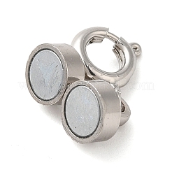 Латунные магнитные застежки с пружинными застежками&nbsp;KK-NH0002-15P
