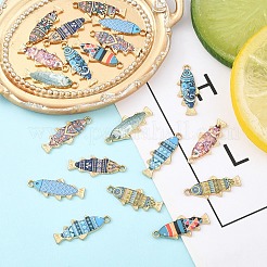 20шт 10 цвета сплава эмалевые подвески&nbsp;FIND-YW0007-86