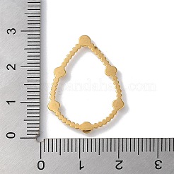 Подвески из нержавеющей стали 304 со стразами&nbsp;STAS-Q312-02C-G