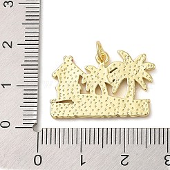 Подвески из латуни с эмалью в стойку&nbsp;KK-P261-05A-G