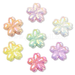 30шт УФ-покрытие непрозрачные акриловые бусины&nbsp;MACR-YW0004-16