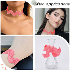 Лента из полиэстера с волнистой бахромой длиной 9 ярд.&nbsp;OCOR-XCP0002-90A