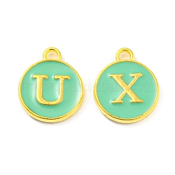 Буквица a ~ z алфавит эмалевые брелоки&nbsp;ENAM-XCP0001-36