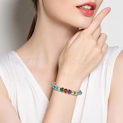 120шт стеклянные европейские бусины&nbsp;GPDL-PA0001-01