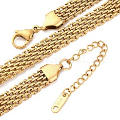 Ожерелья из цепочек из нержавеющей стали 304 толщиной 8 мм&nbsp;NJEW-Q013-04G