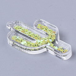 Прозрачные акриловые подвески&nbsp;TACR-R145-01