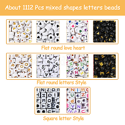 Наборы для изготовления ювелирных изделий из акриловых бусин своими руками&nbsp;DIY-YW0010-64