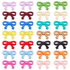 28шт 14 цвета непрозрачные акриловые бусины&nbsp;MACR-TA0002-30