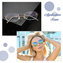 50 пара силиконовых носоупоров для очков&nbsp;AJEW-DC0003-44