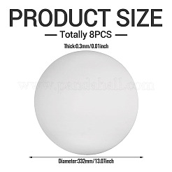 Одноразовая круглая бумажная салфетка&nbsp;AJEW-TAC0030-036A