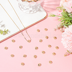 20 шт. латунные бусины с покрытием стойки&nbsp;KK-BBC0021-40