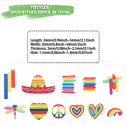 22 шт. 11 стиля&nbsp;OACR-CA0001-21