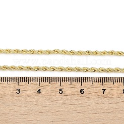 Ожерелье из латунной веревочной веревки для женщин&nbsp;X-NJEW-P265-15G