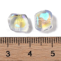 Гальванические стеклянные бусины&nbsp;GLAA-S202-08