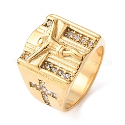 Кольца для пальцев из нержавеющей стали 304 с широким ободком&nbsp;RJEW-F201-04G