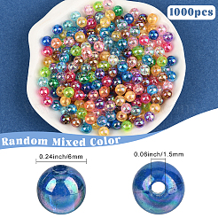 Экологичные прозрачные акриловые бусины&nbsp;OACR-PA0001-30A-01