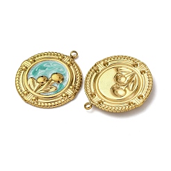 Подвески из нержавеющей стали 304 с эмалью&nbsp;STAS-P406-22G