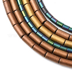 Гальванические нити из синтетических немагнитных гематитовых бусин&nbsp;G-K366-I02-02