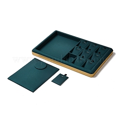 Подставки для дисплея ожерелья из искусственной кожи с 10 слотом&nbsp;VBOX-C003-10A