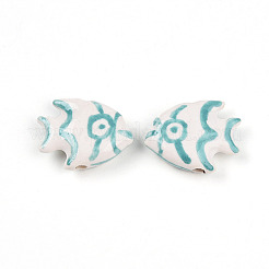 Фарфоровые бусины ручной работы&nbsp;PORC-N009-08A