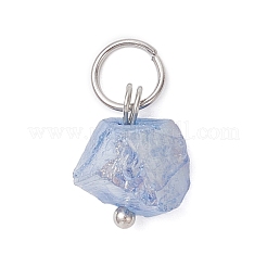 Гальванизированные натуральные кварцевые подвески&nbsp;PALLOY-JF04535-02