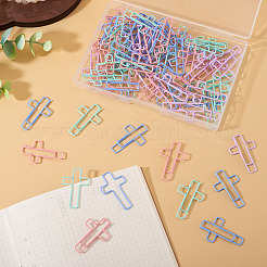 80 шт. 4-х цветные железные и пластиковые скрепки&nbsp;AJEW-TA0002-98