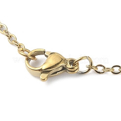 Смешанные круглые ожерелья с подвесками из натуральных драгоценных камней&nbsp;NJEW-JN04548-01