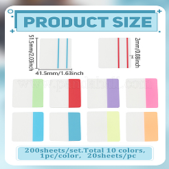 Блокноты для заметок из прямоугольной бумаги&nbsp;DIY-LP0003-94