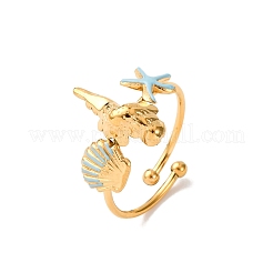 Кольца-манжеты из нержавеющей стали 304&nbsp;RJEW-D329-01A-G