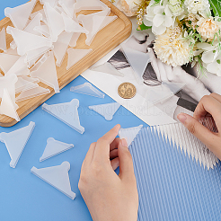 48шт 3-х стилистический пластиковый уголок-протектор для стеклянного листа&nbsp;FIND-OC0003-03