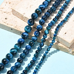 1 нить бусин из натурального тигрового глаза&nbsp;G-YW0002-39A