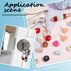 100 шт. 20 цвета имитация кроличьей шерсти европейские бусины&nbsp;FIND-PA0001-27