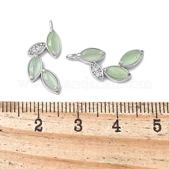 Латунные микро проложить кубического циркония подвески&nbsp;KK-F892-07P