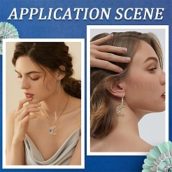 12шт 6 цвета акриловые подвески со стразами&nbsp;FIND-YW0011-60