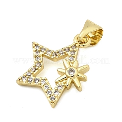 Латунные микро проложить кубического циркония подвески&nbsp;KK-I360-077G