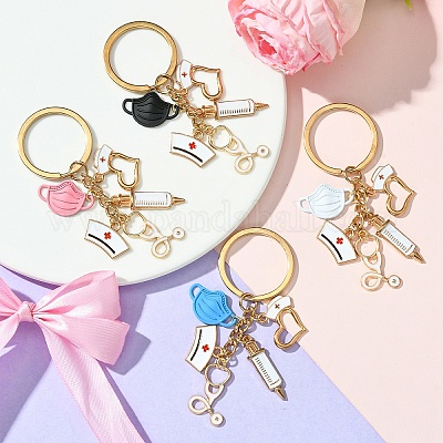 Брелок из эмалевого сплава&nbsp;KEYC-YW00081-01-1