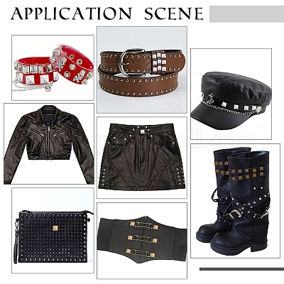 Латунь с железными плоскими квадратными заклепками&nbsp;FIND-WR0011-68-1