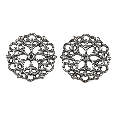 Тибетский стиль филигранные столяры соединения&nbsp;TIBE-A11623-B-LF-1