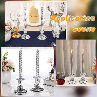 Подсвечники из цинкового сплава&nbsp;AJEW-WR0003-13S-1