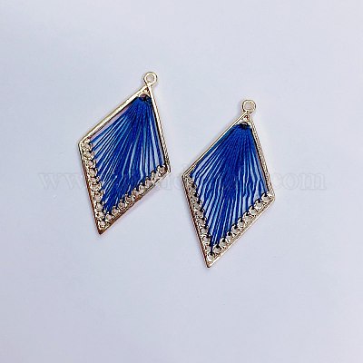 Подвески из ткани из сплава&nbsp;FIND-WH0111-452C-1