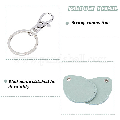 10 шт. подвески из искусственной кожи и сплава&nbsp;KEYC-CN0001-08E-1